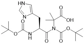 Boc-HisBoc-Aib-OH